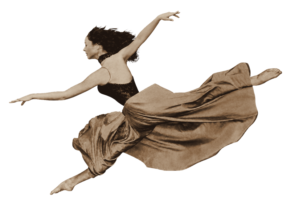 Danseuse dans un grand jeté, Palais des Beaux-Arts en 1982